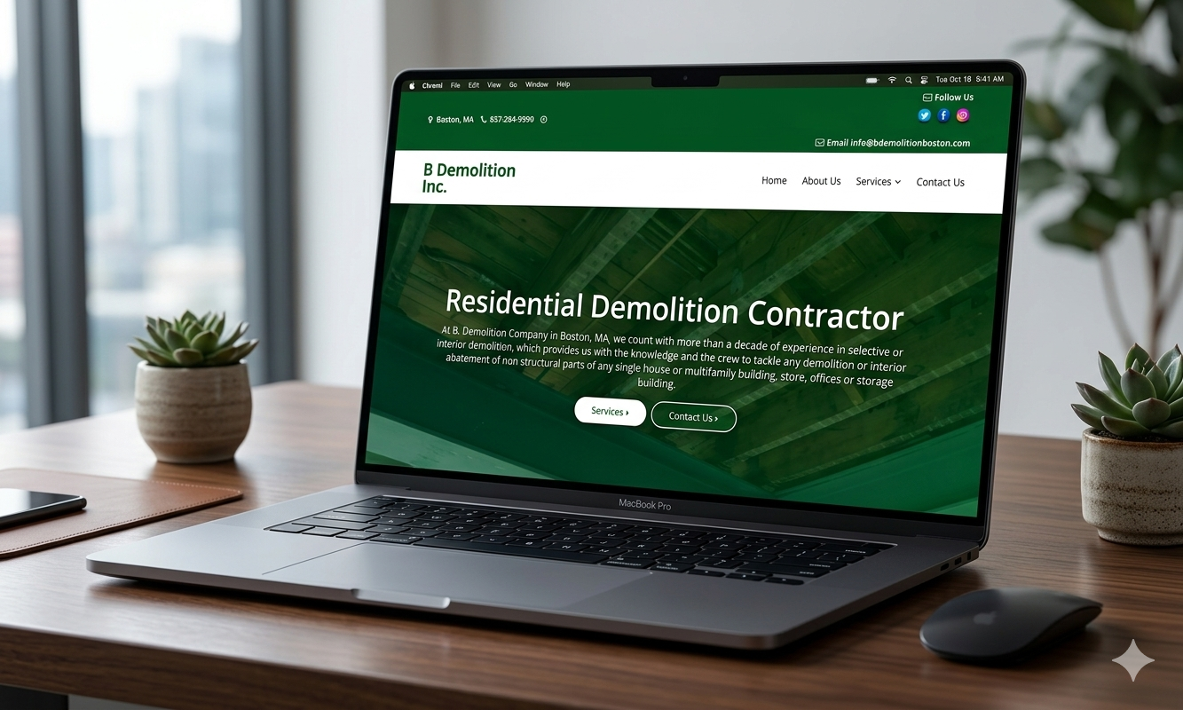Website Design For Contractors Lynn MA