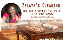 Business cards for cleaning services Revere MA